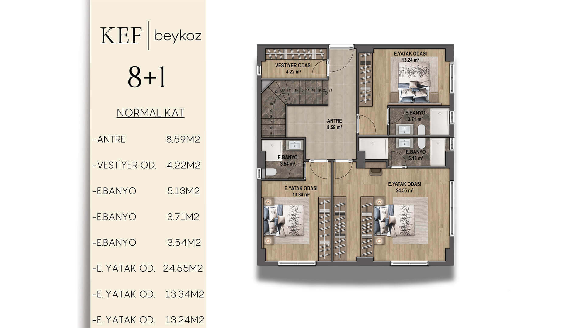 Normal Kat Ölçülü Plan